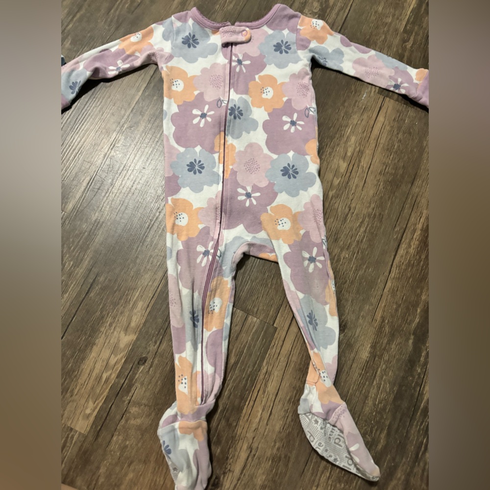 Carter's Pink and Orange Baby Onesie
